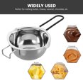 thumbnail image 4 of Sold Universal 304 Stainless Steel Chocolate Melting Pot Double Boiler Milk Bowl Butter Candy Warmer Pastry Baking Tool with Red Handle (No Lid), 4 of 7