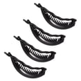 thumbnail image 4 of LEEYNEER 4Pcs Banana Clips  Hair Thick with Black Plastic  Everyday Use, 4 of 6