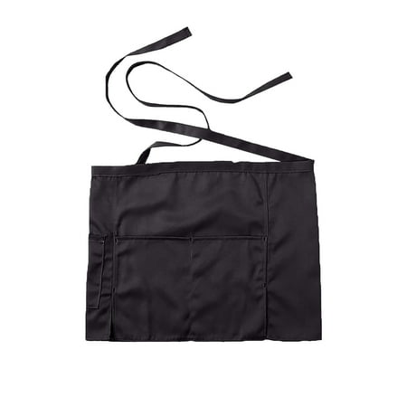 

Big Sale! Yiteos Short Waist Apron Waiter Bread of Various Colors Check Short Apron Kitchen Apron Sleeve Clearance 1X Apron Hotel Waiter Apron Black Lady Apron Black