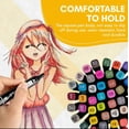 thumbnail image 2 of 80 Colors Alcohol Markers Set Dual Tips Blender Art Markers for Drawing Artist, 2 of 5