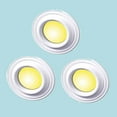 thumbnail image 2 of Renovators Supply Spot Light Ring White Trim 5" ID x 9" OD Mini Medallion Set of 3, 2 of 2