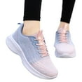 thumbnail image 3 of Yindaity Slip on Sneakers Women Women Walking Shoes Mesh Breathable Casual Running Sneakers Pink,7, 3 of 5