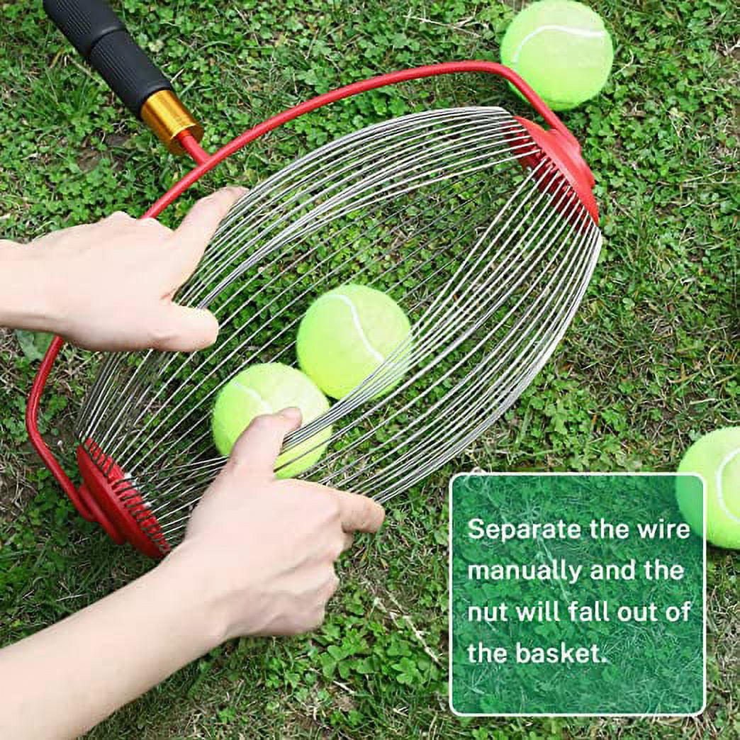 Nut Gatherer, Nut Picker Rolling Acorn Picker Upper,Adjustable Lightweight Outdoor Manual Tools,Collect Walnuts,Acorns,Hickory Nuts,Golf with 1.5Gallon(Large)