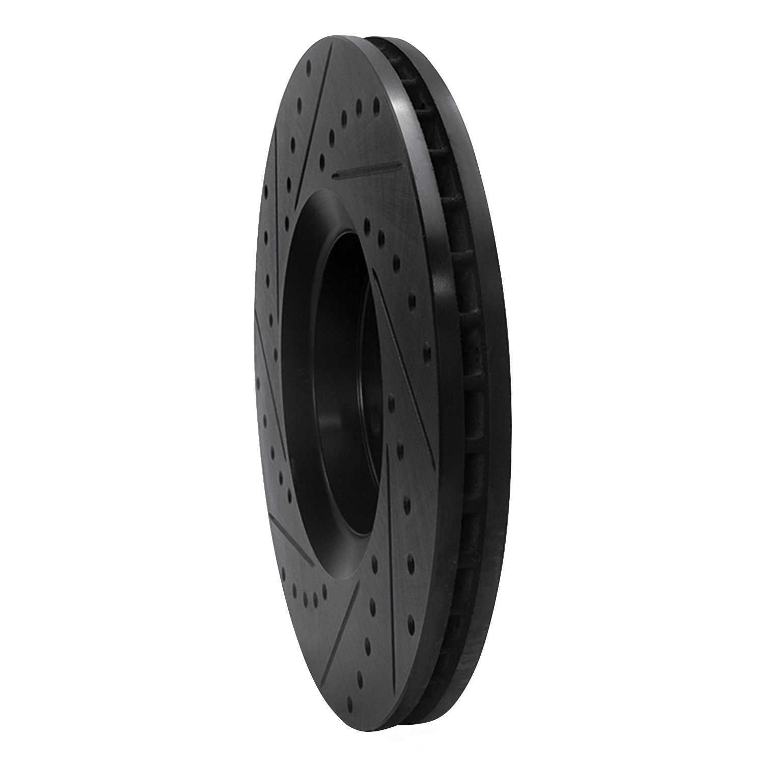 Dynamic Friction Company 633-65019R DFC Brake Rotor - Drilled And Slotted - Black
