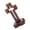 Flower bottom, variant on Handcarved Christian Hollow Standing Crosses Altars Decors with Base Easters Religious Home Ornament