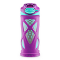 thumbnail image 2 of ZULU Echo Kids 12 fl oz Stainless Steel Insulated Water Bottle, Purple/Teal, 2 of 7