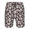 thumbnail image 3 of Fuzoiu Hand Drawn Pig Print Men's Beach Shorts,Men's Swim Trunks,Quick Dry Board Shorts with Pockets,Men's Bathing Suits for Surfing, Running, and Casual Wear-Large, 3 of 6