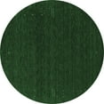 thumbnail image 1 of Ahgly Company Indoor Round Abstract Emerald Green Contemporary Area Rugs, 8' Round, 1 of 4