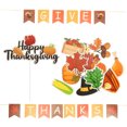 thumbnail image 2 of 1 Set of Delicate Cake Decors Thanksgiving Theme Cupcake Decors Cartoon Cake Picks Party Banner, 2 of 5
