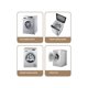 thumbnail image 5 of 4pcs Reusable Dryer Balls Laundry Balls Household Washing Machine Fabric Softener Balls for Clothes Cleaning Dryer Balls Tool, 5 of 5