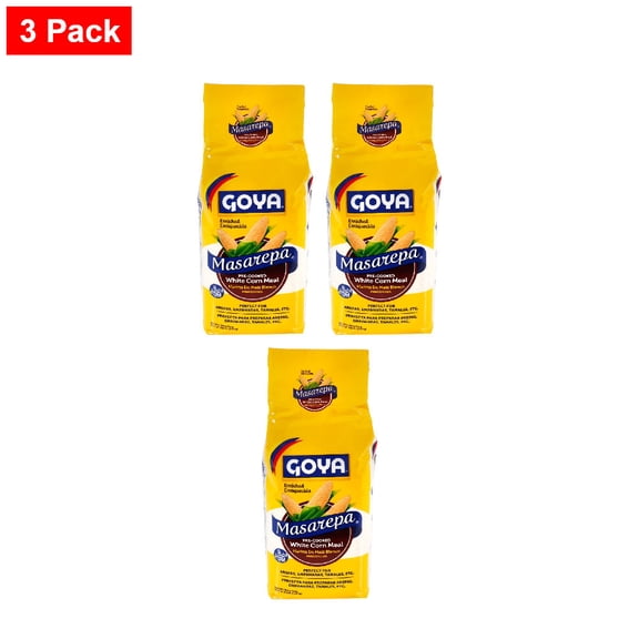 Goya White Corn Meal Masarepa 35.2 oz - 3 Pack