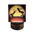 thumbnail image 1 of Diseño de escena de luz nocturna con patrón de murciélago de calabaza de Halloween Props Decoración nocturna Wmkox8yii fhajkh3487, 1 of 1