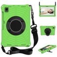 thumbnail image 1 of For Samsung Galaxy Tab A7 Case 10.4-Inch SM-T500 T505 T507, Kickstand Hand Strap Shoulder Strap Rugged Armor Protection Shockproof Case for Samsung Galaxy Tab A7 10.4 2020 Released T500, Green, 1 of 6