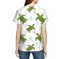 thumbnail image 7 of Wukai Cute Turtle Youth Unisex Short Sleeve T-Shirt for Boys, Girls, Teens, and Kids-Large, 7 of 7