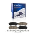 thumbnail image 6 of Detroit Axle - Rear Brake Kit for 10-21 Toyota 4Runner FJ Cruiser Lexus GX460, Disc Brakes Rotors Ceramic Brake Pads 2011 2012 2013 2014 2015 2016 2017 2018 2019 2020 Replacement, 6 of 8