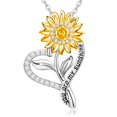 thumbnail image 1 of Collar Meeshi Sunflower You Are My Sunshine S925 de plata, 1 of 6