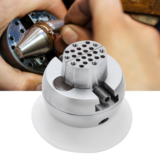 LHCER Adjustable Jewelry Making Work Holder Clamp Kit Engraving Universal Metal Base Vise ,Jewelry Engraving Base, Jewelry Making Holder Clamp