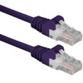 thumbnail image 1 of QVS CC715-75PR 75 Pi. CAT6 Gigabit Cordon Patch Violet Flexible Moulé, 1 of 1