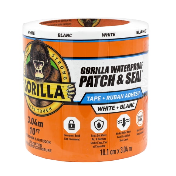 Gorilla Waterproof Patch & Seal Tape White