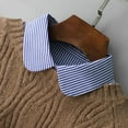 thumbnail image 4 of CAILDANL Striped Detachable Fake Collar Half Shirt Blouse Collar Faux False Collar Elegant for Women Girls, 4 of 6