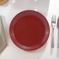 thumbnail image 1 of Mainstays Chiara Stoneware Round Red Dinner Plate,10.5", 1 of 4