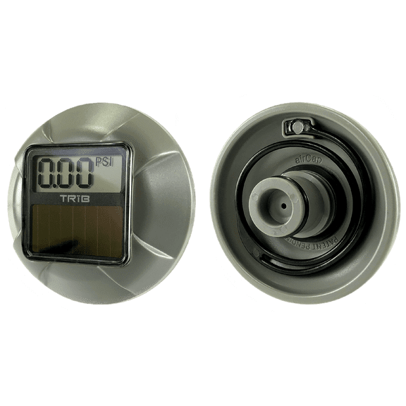 TRiB airCap LF Pressure Gauge for Inflatable SUP, RIB Boat, Kayak, Raft, fits C7/D7 Valves