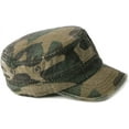 thumbnail image 3 of Unisex Military Army Hat Men Women Baseball Cap Flat Top Cap Adjustable Camo Cadet Cap, 3 of 7