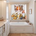 thumbnail image 3 of Curtains 84 Inches Long 2 Panels, Yellow Gnomes Pumpkins Grommets Window Treatment Curtain, Watercolor Country Botanical Thermal Curtains Drapes for Living Room/Bathroom, 3 of 9