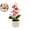 D, variant on VQPeo Artificial Orchid Plant – Realistic Silk Flower in Rose– Plastic Potted Fake Bonsai – Lifelike Home, Office & Wedding Decor