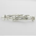 thumbnail image 3 of Sterling Silver Letter P Stacking Ring Band, Sizes 5, 6, 7, 8, 9, 10 (10), 3 of 10