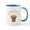 White/Blue Inside, variant on CafePress - Happy Easter Mugs - 11 oz Ceramic Mug - Novelty Coffee Tea Cup