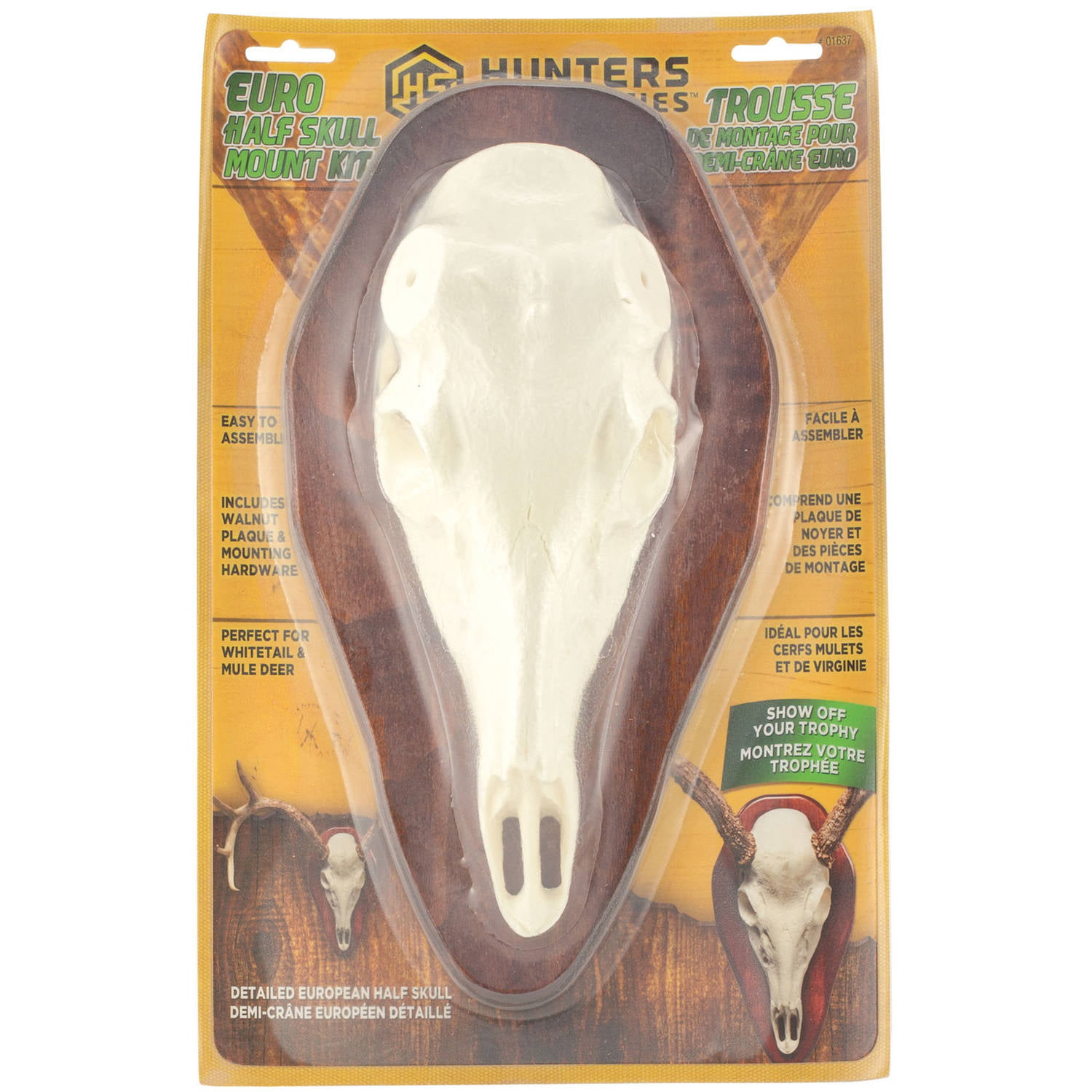 Hunter's Specialties Dear Antler Mounting Kit Red or Tan Skull Colors 