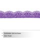 thumbnail image 3 of Cinta de encaje, 10 yardas 1.18 pulgadas cintas de encaje vintage para decoración de paquetes de regalo de costura de bricolaje diademas de boda púrpura, 3 of 7