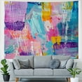 thumbnail image 4 of Orinice Paint Strokes Tapestry Wall Hanging Unique Style Graphic for Home Decor Living Room Bedroom Apartment 40x60inch, 4 of 6