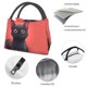 thumbnail image 4 of Easygdp Cute Black Kitten Cartoon Bolsa de Almuerzo Insulada Reutilizable, Bolsa de Mano y Bandolera para Oficina, Trabajo, Viajes, 4 of 6