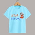 thumbnail image 5 of WEIYLL T-Shirts pour Fille Manches Courtes Col Rond Imprimé Lettre Été Confortables pour 11-12 Ans, 5 of 5
