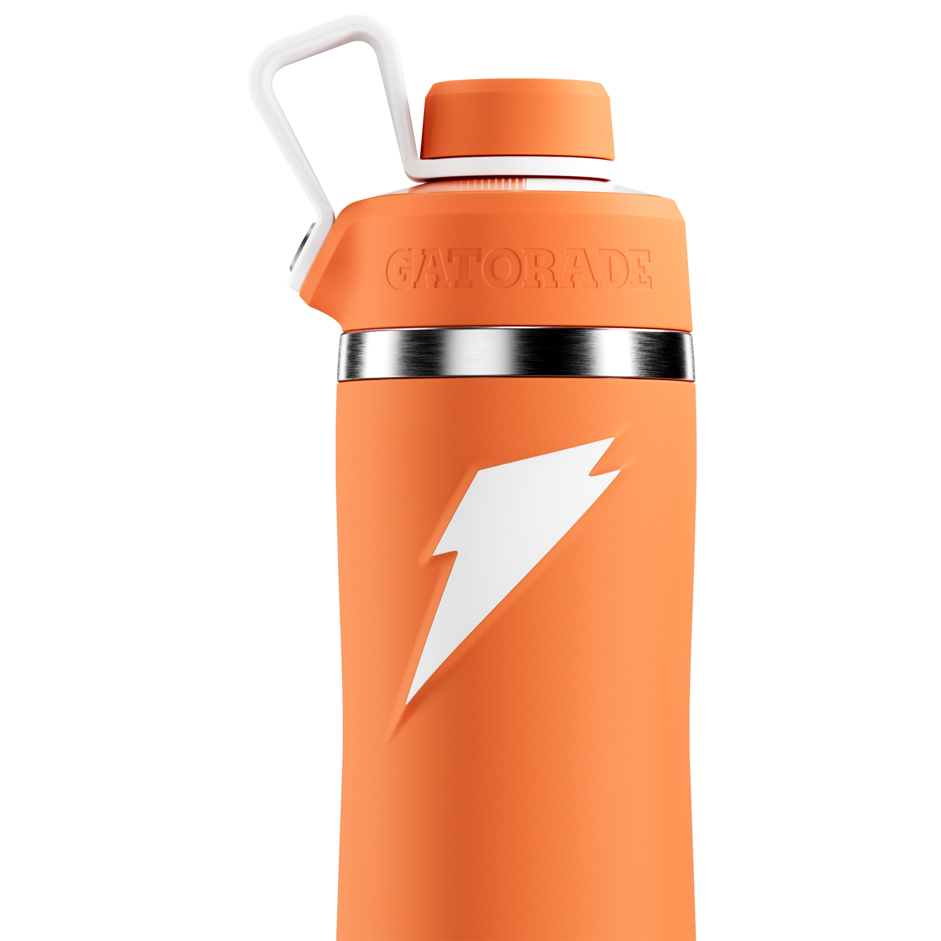 Gatorade 'Overtime' 22oz Stainless Steel Water Bottle, Twist Cap, Orange
