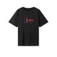 thumbnail image 1 of Camiseta para mujer verano suave recuerdo cómodo cuello redondo camiseta para trabajo deportivo Negro, 1 of 7