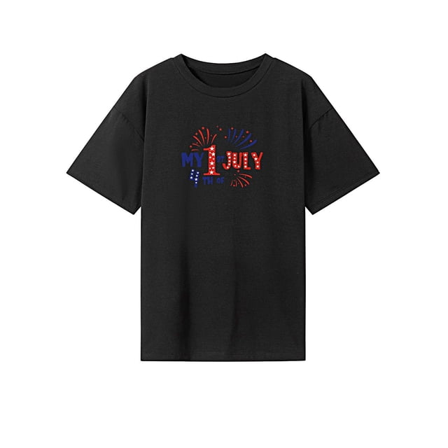 Camiseta para mujer verano suave recuerdo cómodo cuello redondo camiseta para trabajo deportivo Negro