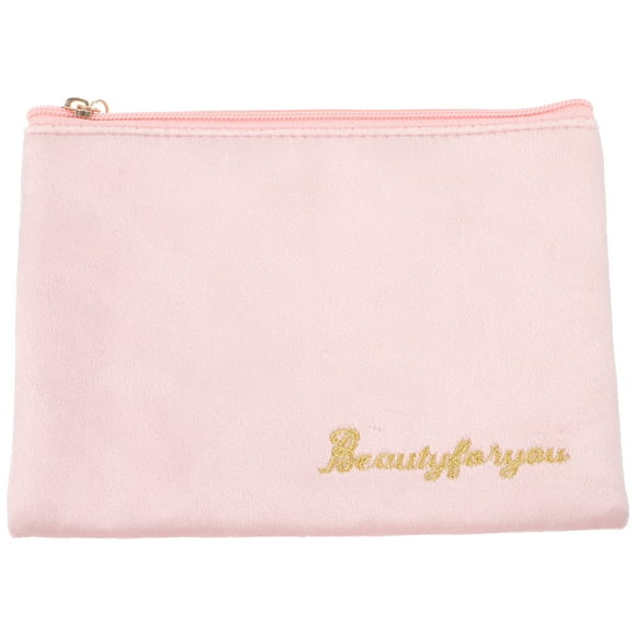 1PC Portable Sanitary Towel Storage Pouch Sanitary Napkins Bag Zippered Diaper Large Physiological Period Bag for Women(Pink)