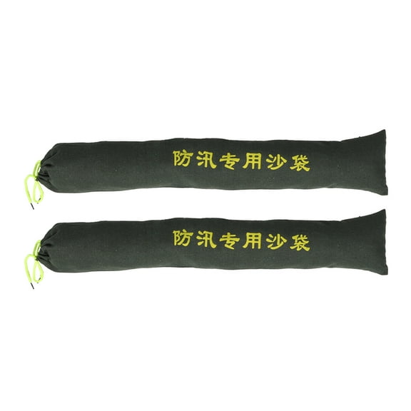 FOMIYES 2pcs Reusable Flood Sandbags Durable Canvas Water Barrier Bags For Outdoor Use For Home Garden Flood