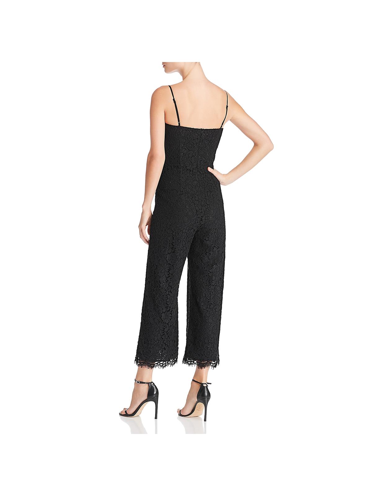 bardot sienna lace jumpsuit