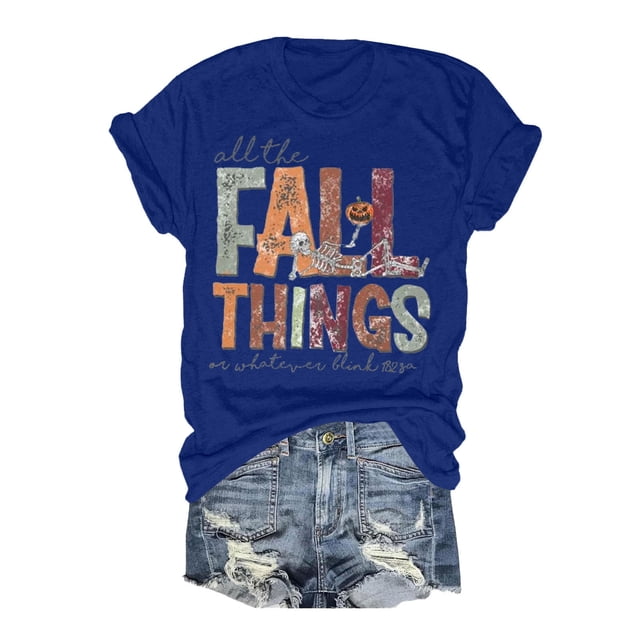 TINZ T-Shirt Décontracté à Col Rond / Manches Courtes pour Confort & Style T-Shirts pour Femmes 100 Polyester Col Roulé