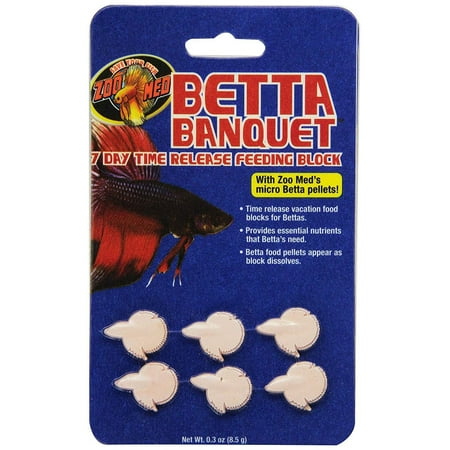 UPC: 0097612117103 | Zoo Med Betta Banquet® 7 Day Release Feeding Block