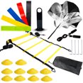 thumbnail image 1 of ShenMo 1 Set Agility Ladder Speed ​​Ladder Set Logo Resistance Disc Umbrella Tension Ring Jump Rope Soccer Training Physical Training Set, 1 of 4
