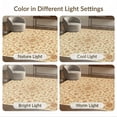 thumbnail image 7 of ODIKA 4'x6' Ultra-Soft Area Rug, Orange Floral Medallion Design Symmetrical Vines with Ornate Blossoms Washable, Bare feet friendly, Silk-Touch for Bedroom Home office, 7 of 7