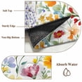 thumbnail image 6 of 2x3 Ft Entryway Area Rug, Leaf Flower Kitchen Rug Runner Washable Floor Mat, Plant Floral Garden Leaf Spring Summer Non Slip Indoor Door Mat Throw Carpet for Bathroom Living Room Bedroom, 6 of 8
