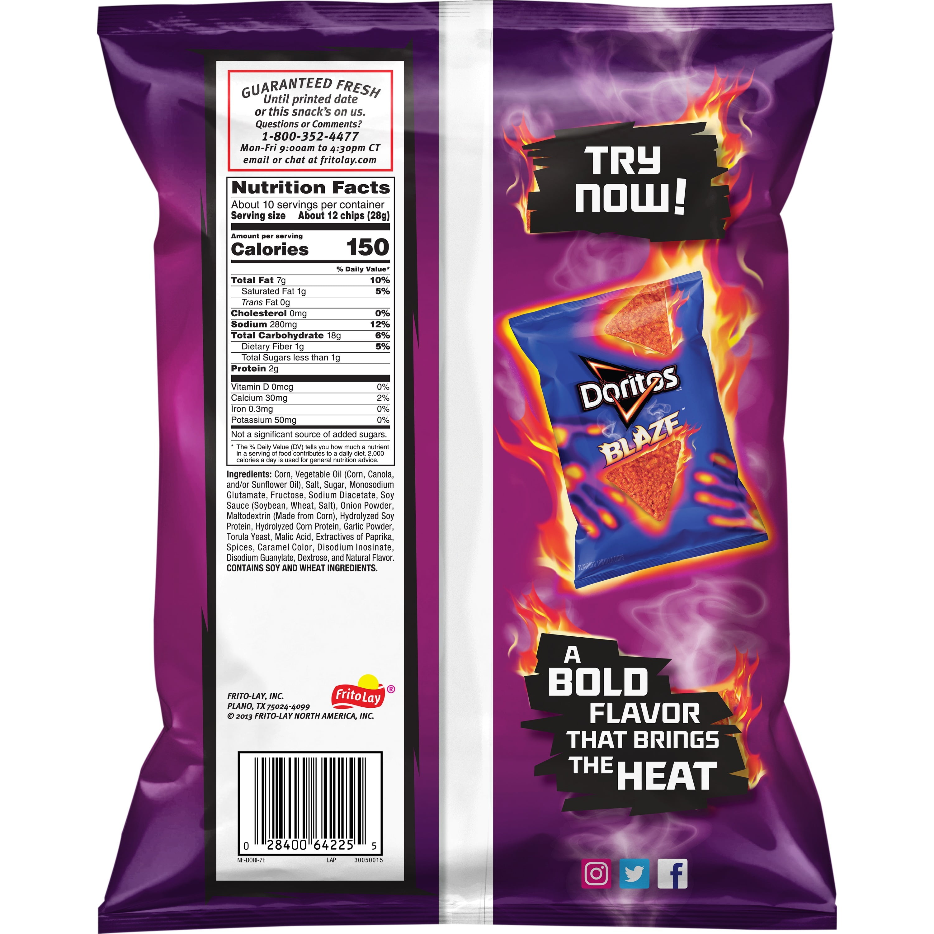 Doritos Spicy Sweet Chili Flavored Tortilla Chips, Ounce Pack Of 40