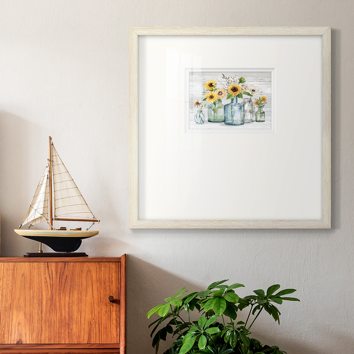 Sunflower ExtravaganzaPremium Framed Print