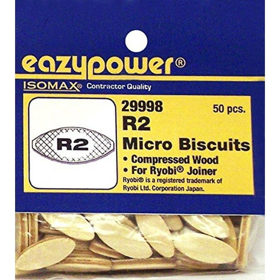 Eazypower Mini Joiner Biscuits, R2, PK50 29998